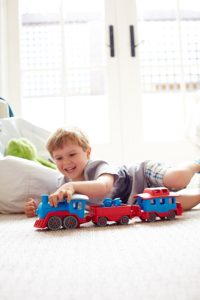 green toys pink train